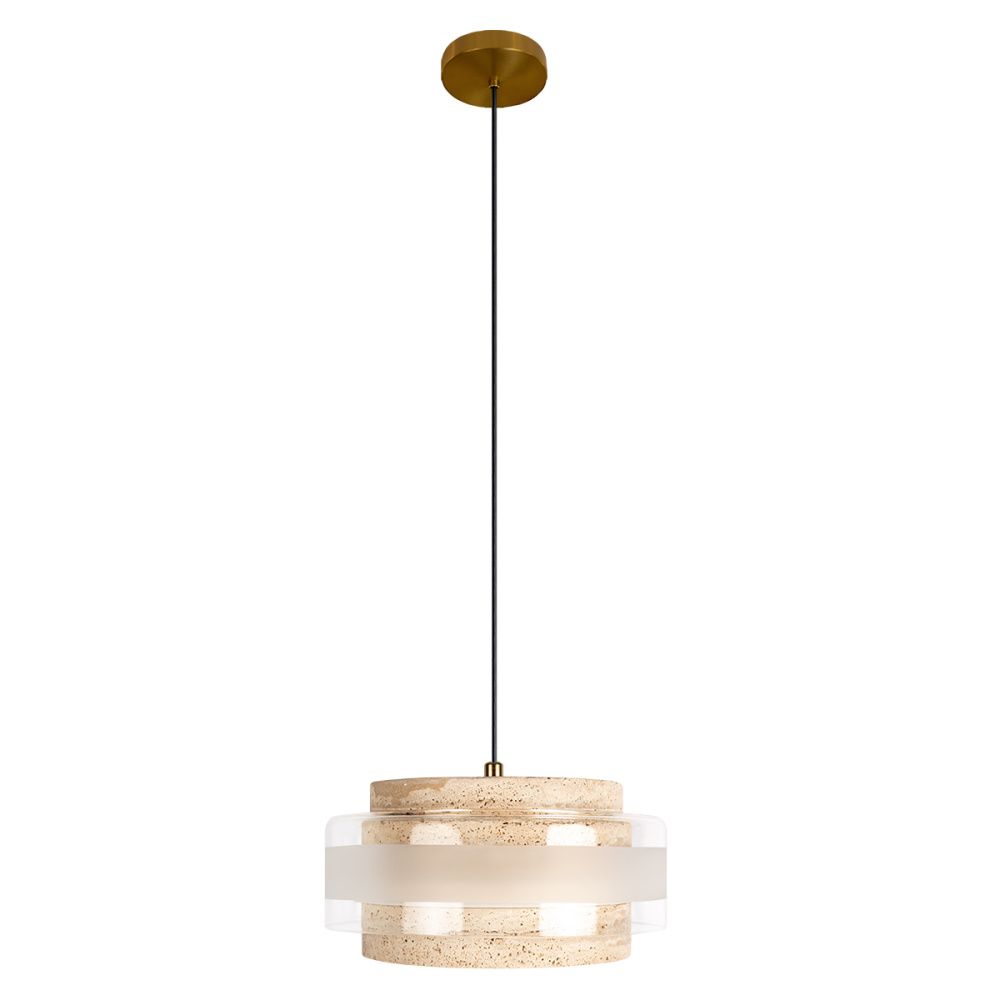 Подвесной светильник 21 см, 7W, 3000K, LOFT IT Colette 10474P/C, латунь