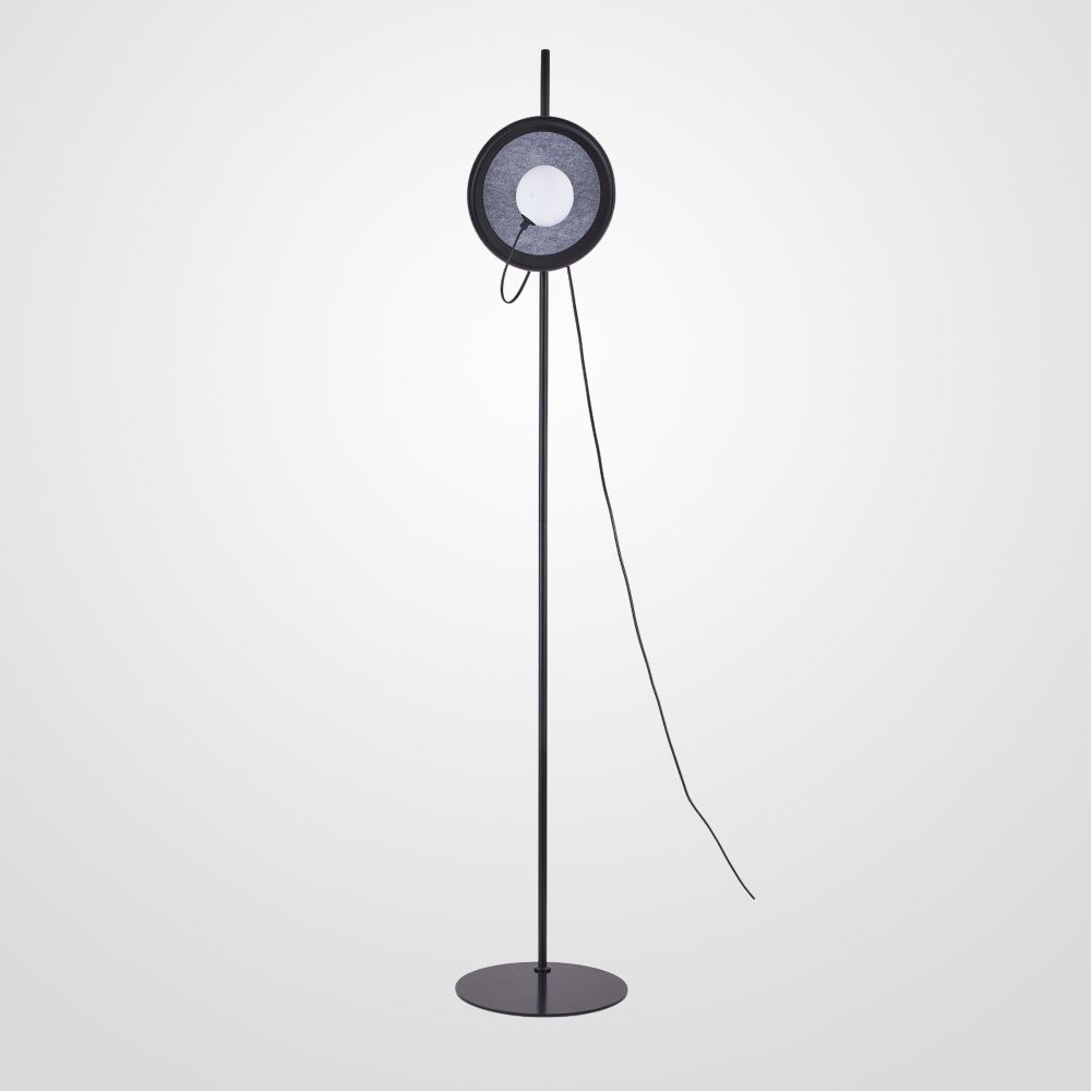 Торшер MARGOTT FL D25 Black 25*25*161 см, 1*G9*40W, ImperiumLoft margott-fl01, Чёрный