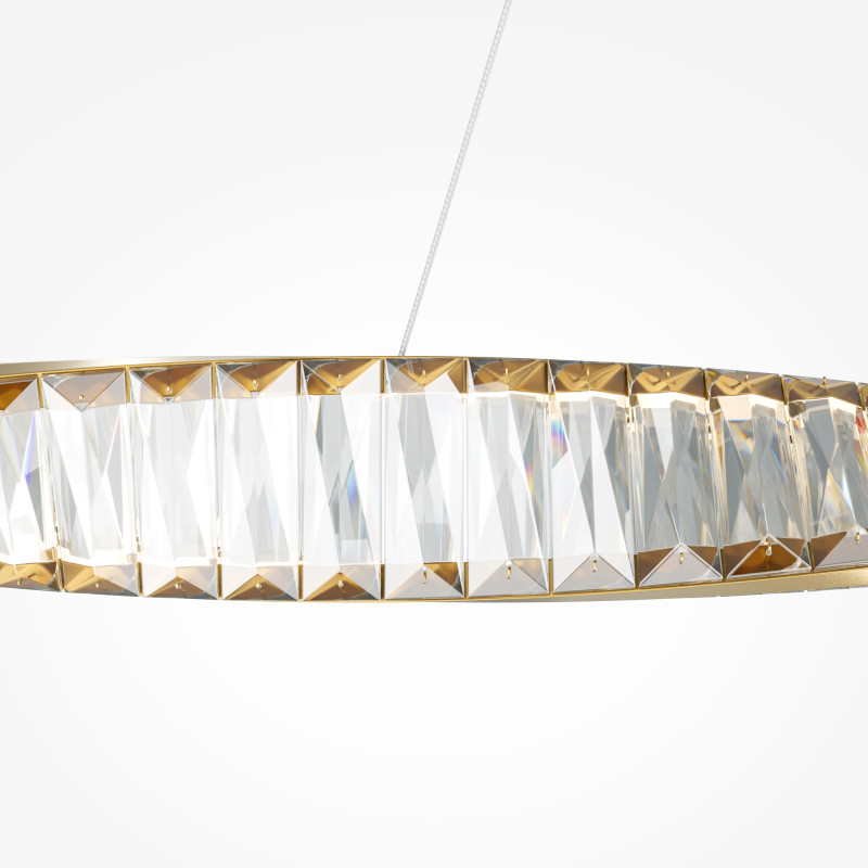Подвесной светильник 100*8*311,1 см, LED, 27W, 3000К, Maytoni Krone P097PL-L28BS3K латунный