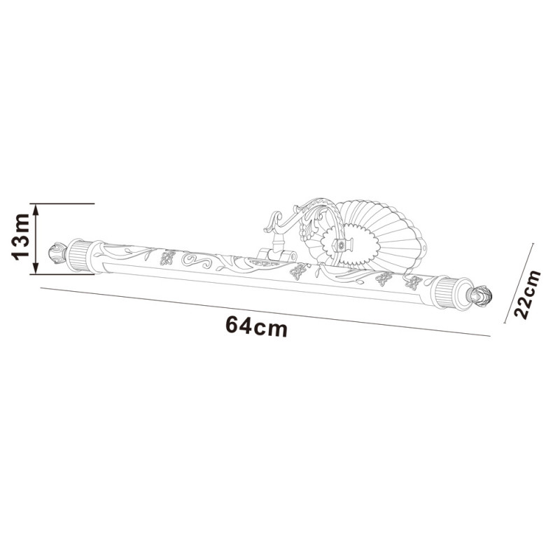 Подсветка 64 см LED Arte Lamp A6308AP-1AB бронза