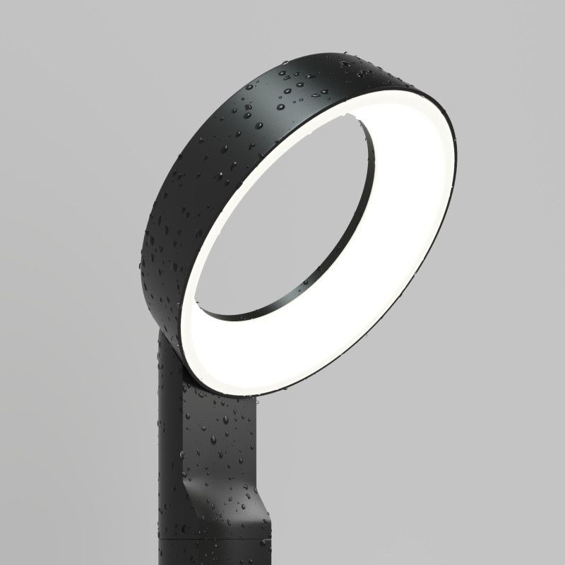 Садово-парковый светильник 16,5*18*80- см, *LED*12W, 3000K, Denkirs SANVIK DK9718-BK, черный алюминий
