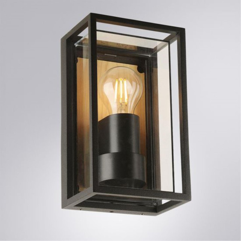 Настенный светильник 14*10*24 cм, 1*E27*15W Arte Lamp Marfik A2322AL-1BR коричневый