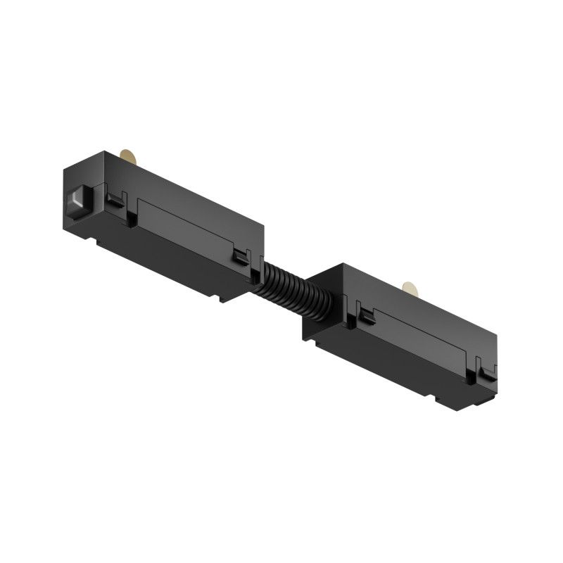 Коннектор 16,5*1,6 см, Denkirs SMART SLIM BASE | СМАРТ СЛИМ БЕЙС TR2422-BK, черный