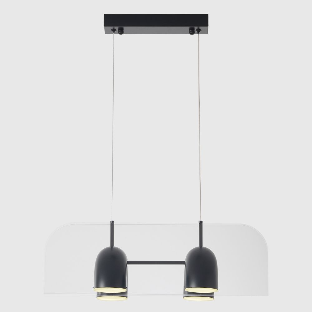 Светильник подвесной 49,5*25,2*16-223,5 см, *LED*24W, 4000K, Crystal Lux Element ELEMENT SP24W LED BLACK, Черный