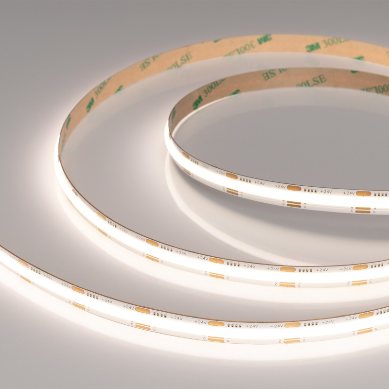 Лента COB-X576-10mm 24V White-MIX (16.5 W/m, IP20, CSP, 5m) (Arlight, Изменяемая ЦТ) 036206. Цена указана за 5 метров. Продается кратно 5 метрам.
