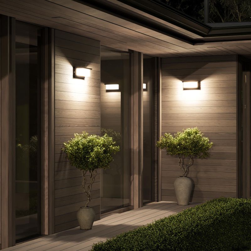 Светильник настенный 12,5*26*12,5 см, *LED*20W, 3000/4000/6500K, ST-Luce Combo SL9532.401.01, черный