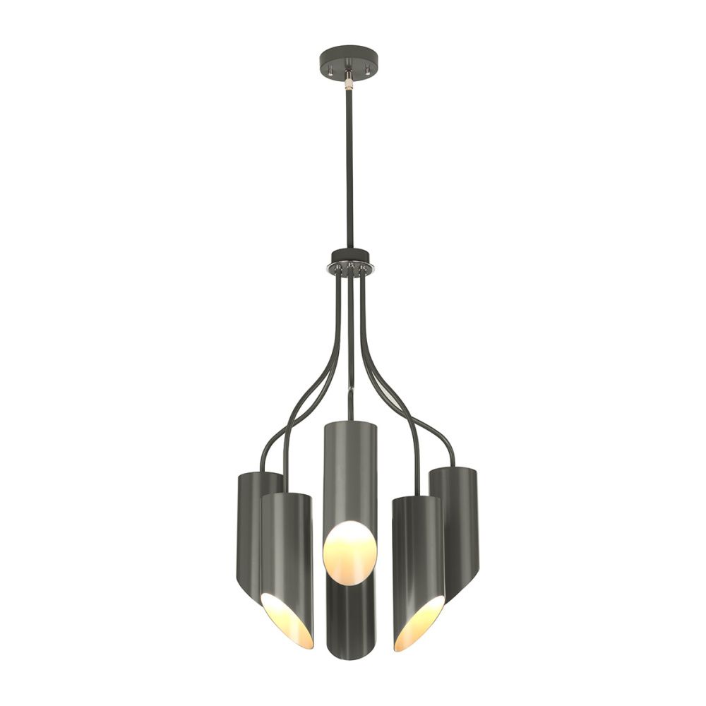 Подвесной светильник 52*52*85-179 см, E27*60W, Natural Concepts Elstead Lighting Quinto KL-CAYDEN-P-L, серый