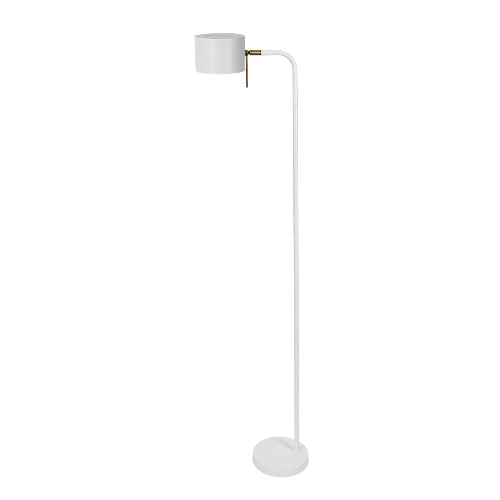 Торшер 145*22*38 см, 1*E14, 40W, Arte Lamp Sebastian A7051PN-1WH, Белый