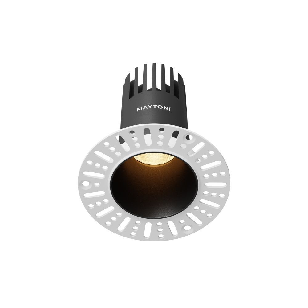 Встраиваемый светильник  DL120-10W-2.7K-TRS-B **-9,7 см, *LED*10W, K, Maytoni technical Dip DL120-10W-2.7K-TRS-B, Черный