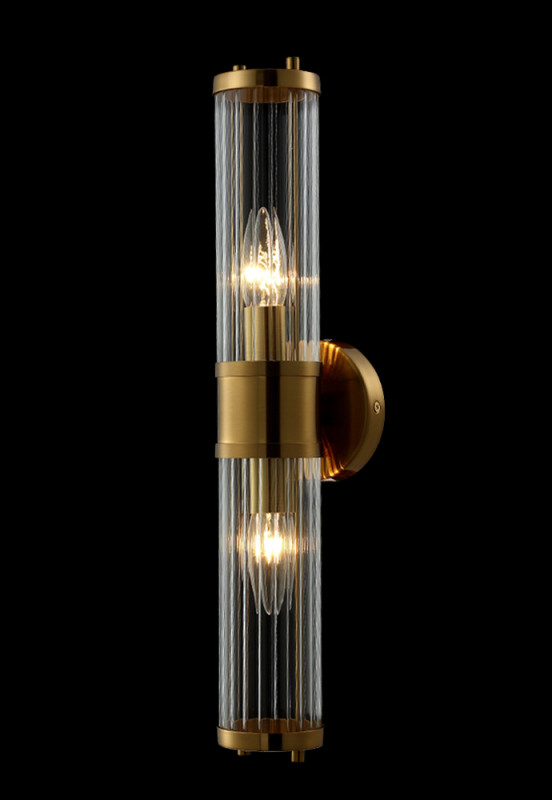 Бра 10*10 см, Crystal Lux SANCHO AP2 BRASS Латунь