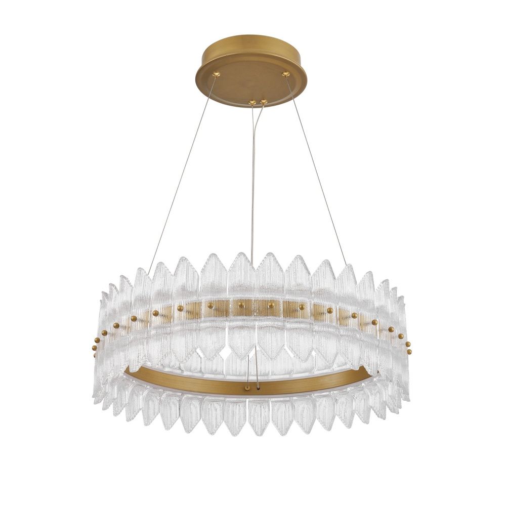 Люстра *51*70-120 см, *LED*38W, 3000K, Favourite Mirabella 4754-5P, латунь