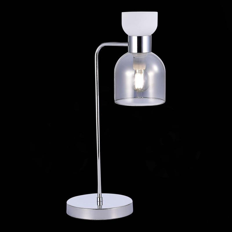 Настольная лампа 24*15 см,  EVOLUCE VENTO SLE1045-104-01 Хром