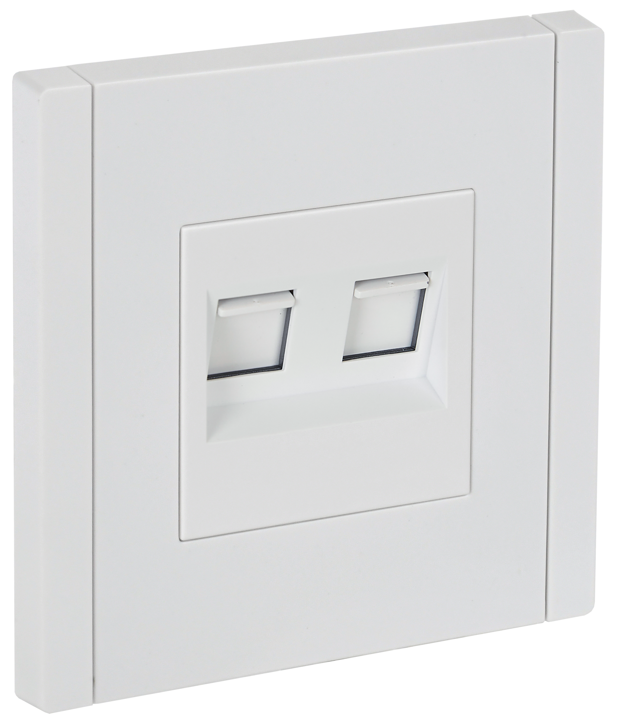 Розетка компьютерная 2-ая RJ45 кат.5E FP233 белый IEK FORTE&PIANO, FP-K20-1-K01