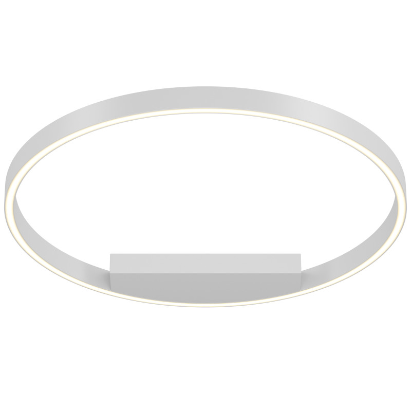 Накладной светильник 60*60*3,5 см, LED, 35W, 3000К-4000К, Maytoni Rim MOD058CL-L35WK белый