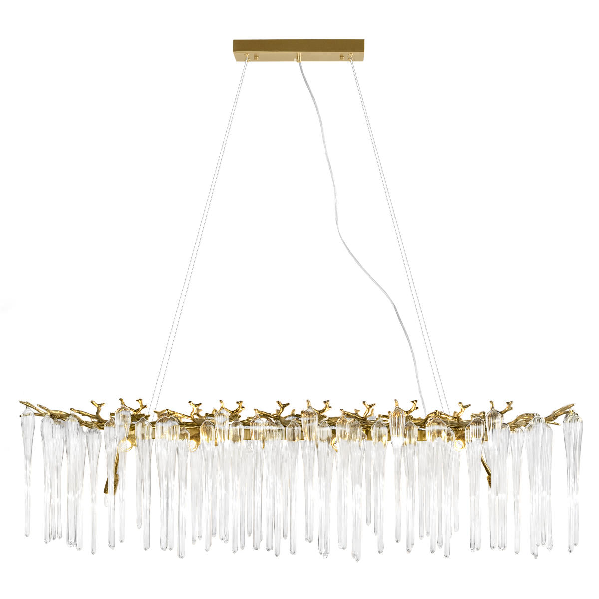 Подвесная люстра 120 см, Loft IT Waterfall 10350/1200L AB, бронза