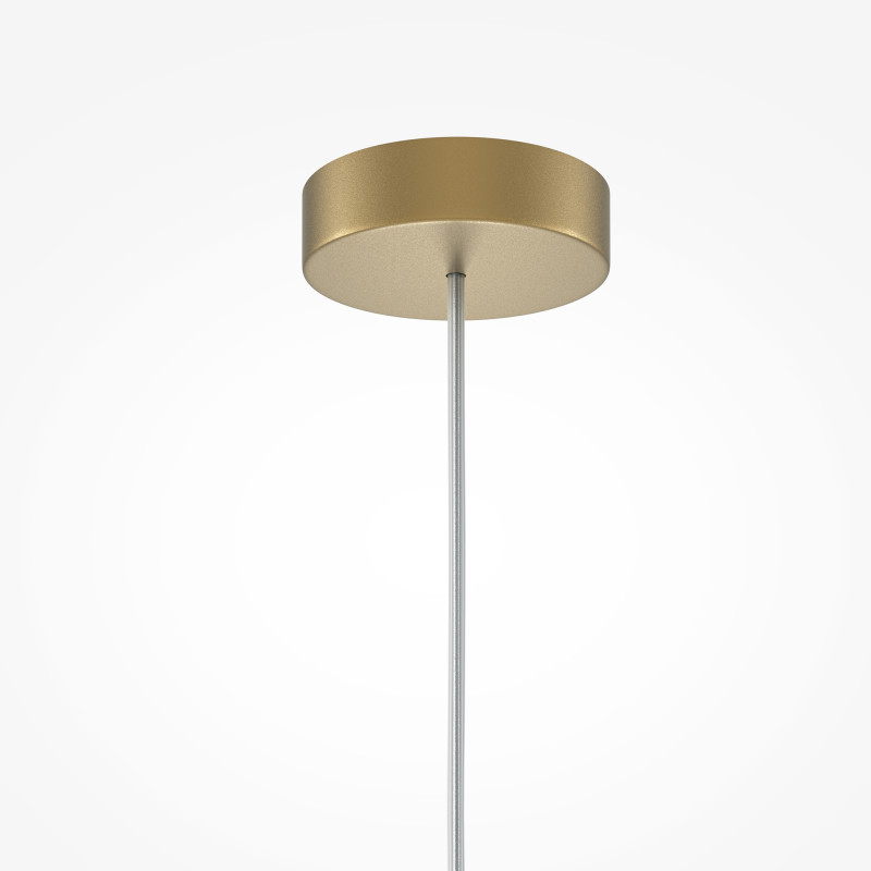 Подвесной светильник 10*10*336,5 см, 1*G9, 28W, Maytoni KYOTO MOD178PL-01GR золотой