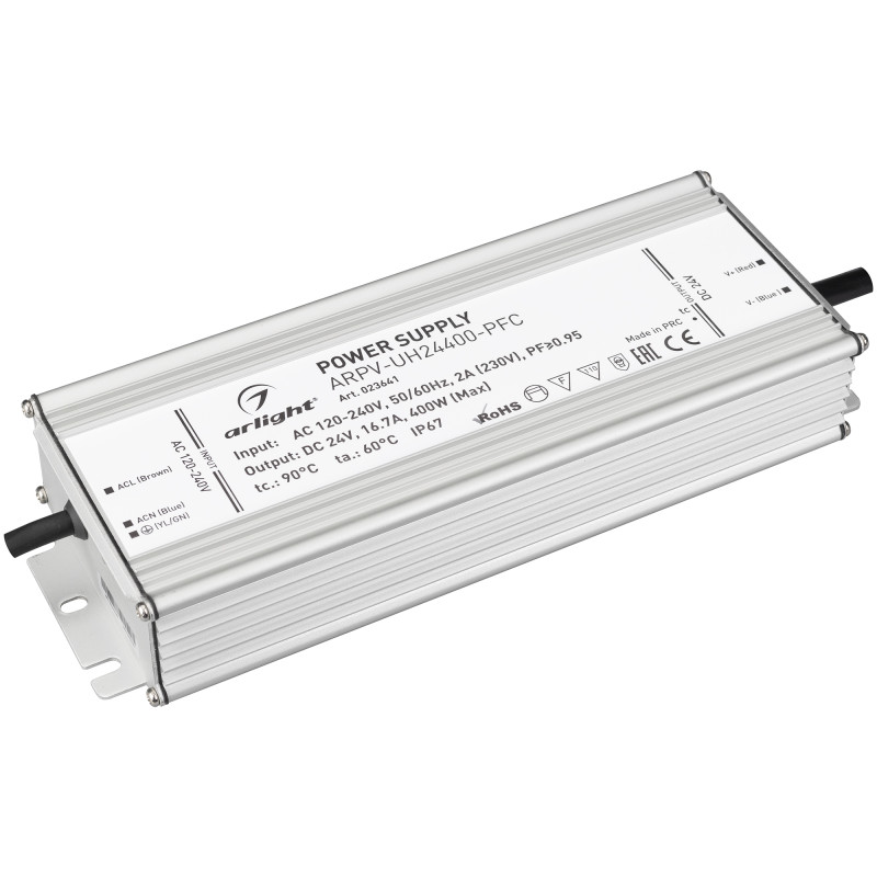Блок питания для светодиодной ленты Arlight 023641 22,4*9*4,15 см.