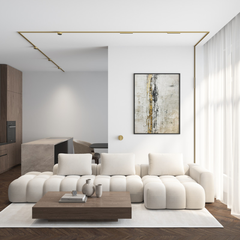 Бра 10,4*6,8 см, 3W, 3000К, Denkirs SHINE WALL DK5072-SB латунный