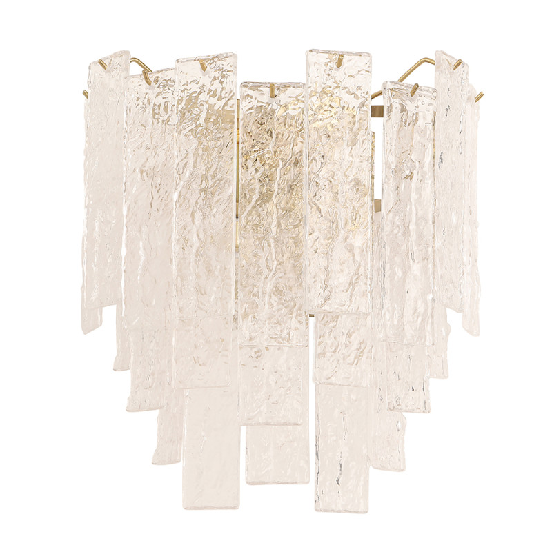 Бра 31*43 см, 3*E14*60W Латунь Crystal Lux RICARDO AP3 BRASS