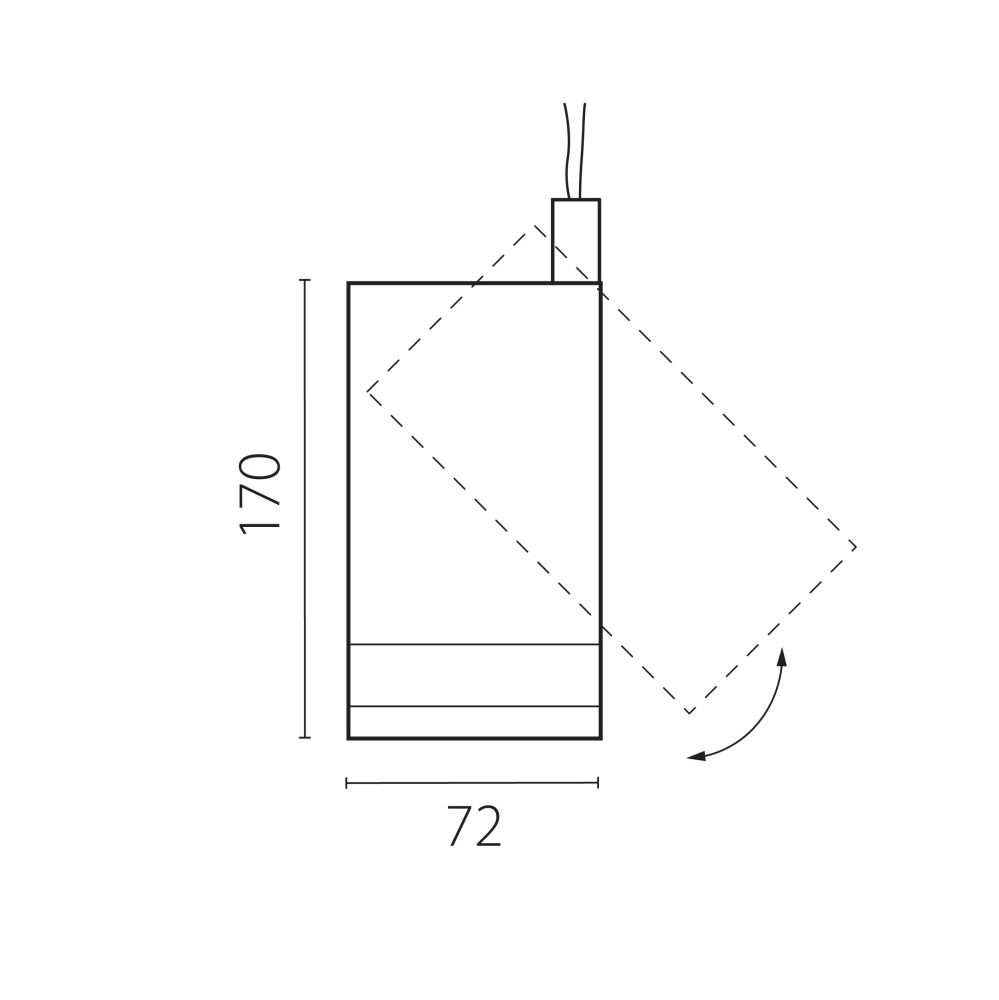 Светильник профессиональный тушка BARRA/QUATTRO высокого качества света с углом рассеивания 20-55G *7,2*17 см, *20W, 2700-4200-6000K, Lightstar Canno Pro 304206, Белый