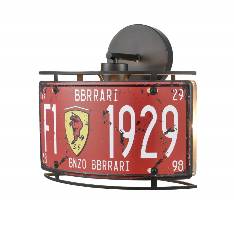 Бра 19*28*28 см, 1*E27 черный Vele Luce Boom VL6372W11