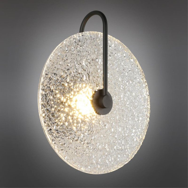 Бра 12*28*33 см, 1*LED, 5W, 3000K, Aployt Luca APL.329.21.05, черный