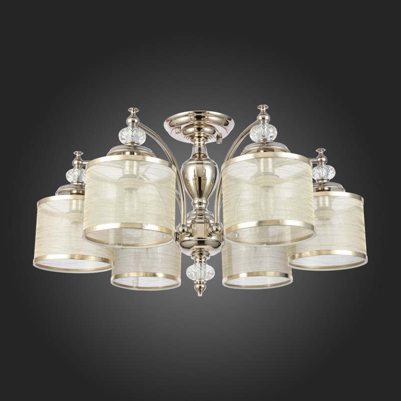 Люстра потолочная 68 см, 240W, ST LUCE CORESIA SL1750.102.06 Никель