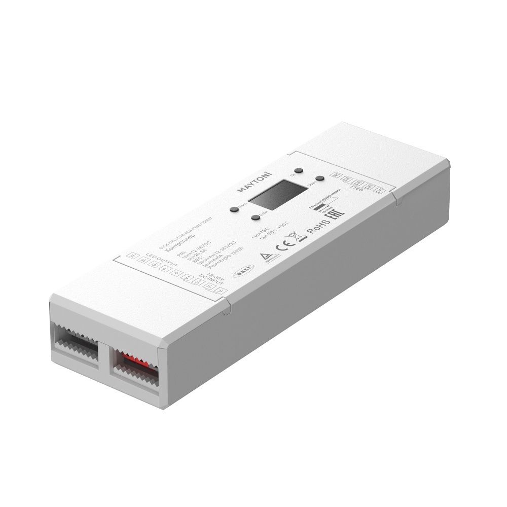 Контроллер DALI DT8 четырёхканальный 12-24В Цветной (RGB)+W 180Вт Maytoni 721017