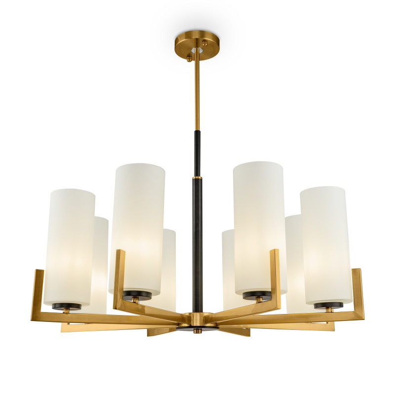 Люстра на штанге Maytoni Fortano MOD089PL-08BS, диаметр 76 см, латунь