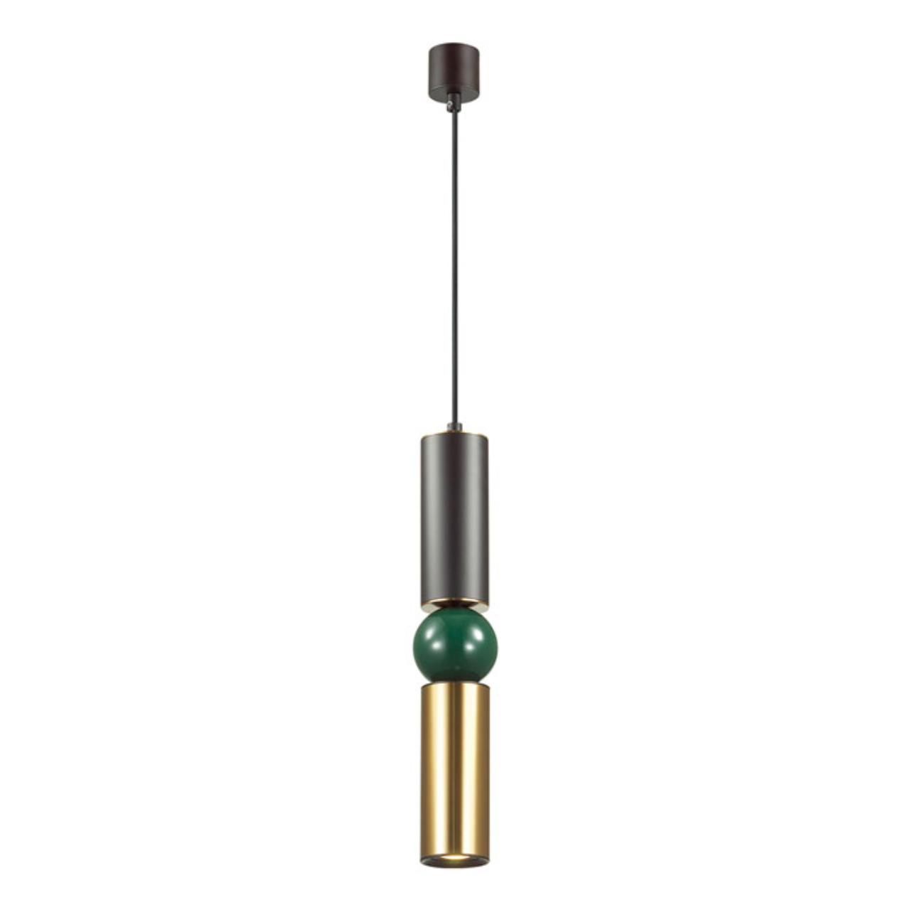 Подвесной светодиодный светильник Odeon Light Sakra 4072/5L черный, диаметр 9 см