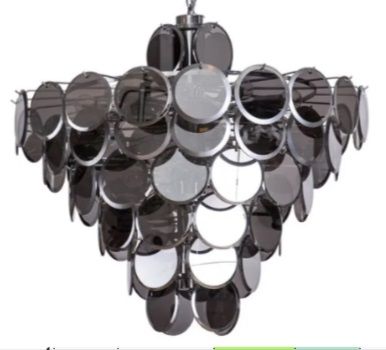 Светильник подвесной DZN-54941 ХРОМ  D800/H600*1000/18/E14/.W/провод прозрачный DIVINARE