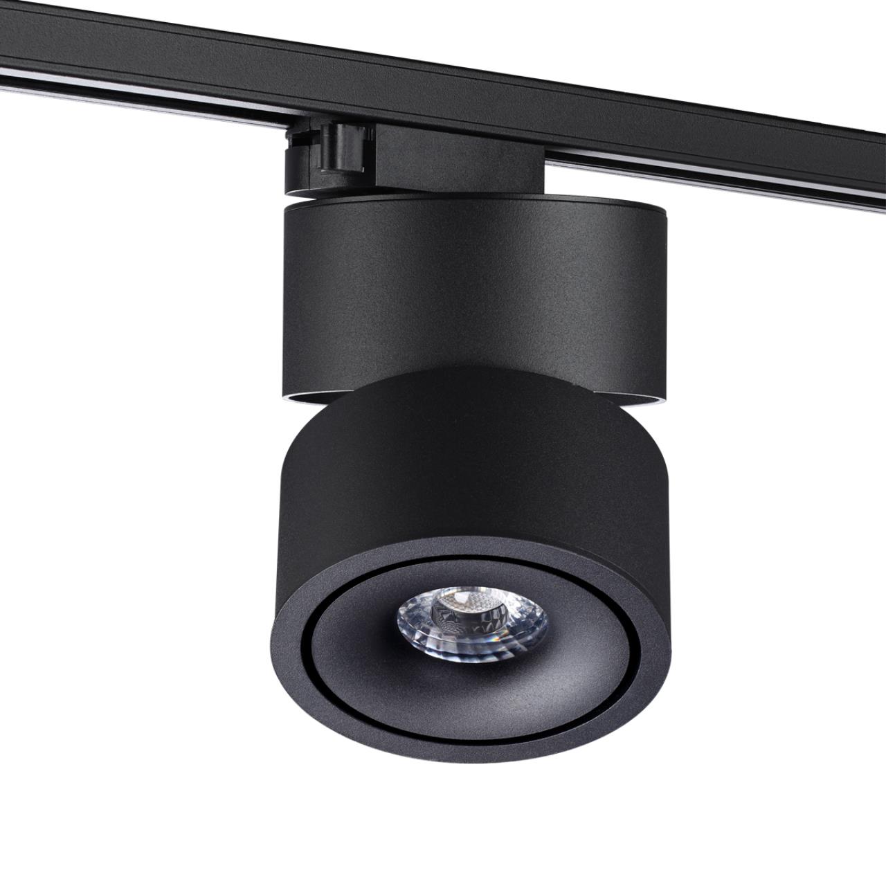 Светодиодный светильник 10 см, 15W, 4000K, Novotech Groda 358777, черный