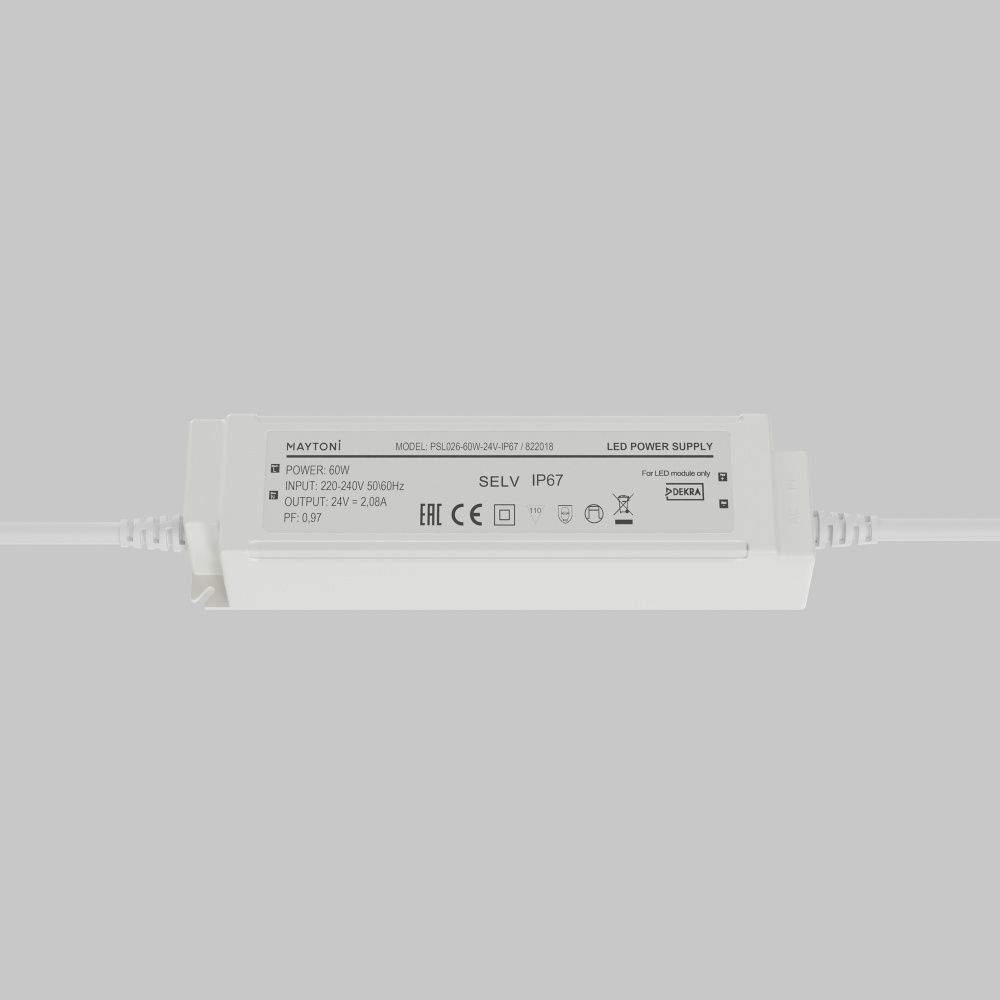Источник напряжения PSL026 24V 60W IP67 822018 Maytoni Led Strip