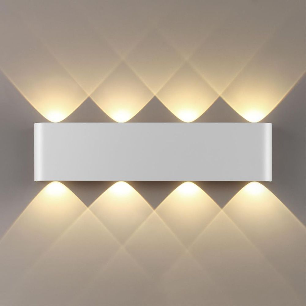 Настенный светильник 46 см, 8W, 3000K, Odeon Light Hightech Magnum 7192/8WL, белый