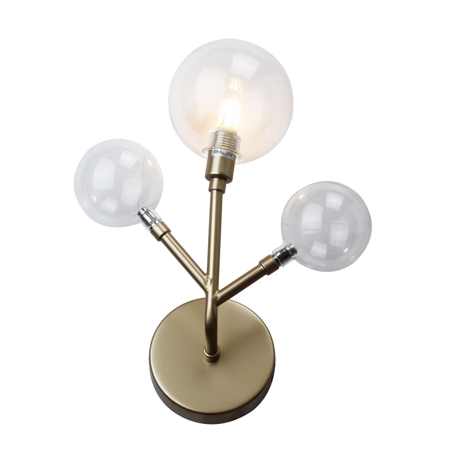 Бра Favourite Lash 2524-1W, D155*W230*H280, светлое золото