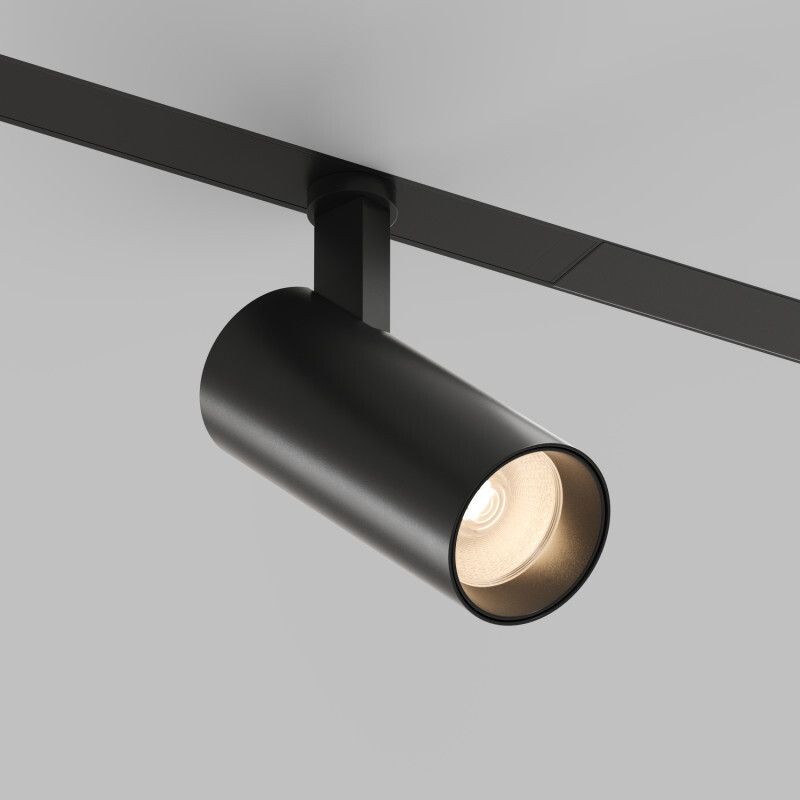 Трековый однофазный светильник 5 см, 10W, 3000K, Denkirs Simple Spot DK8110-BK, черный