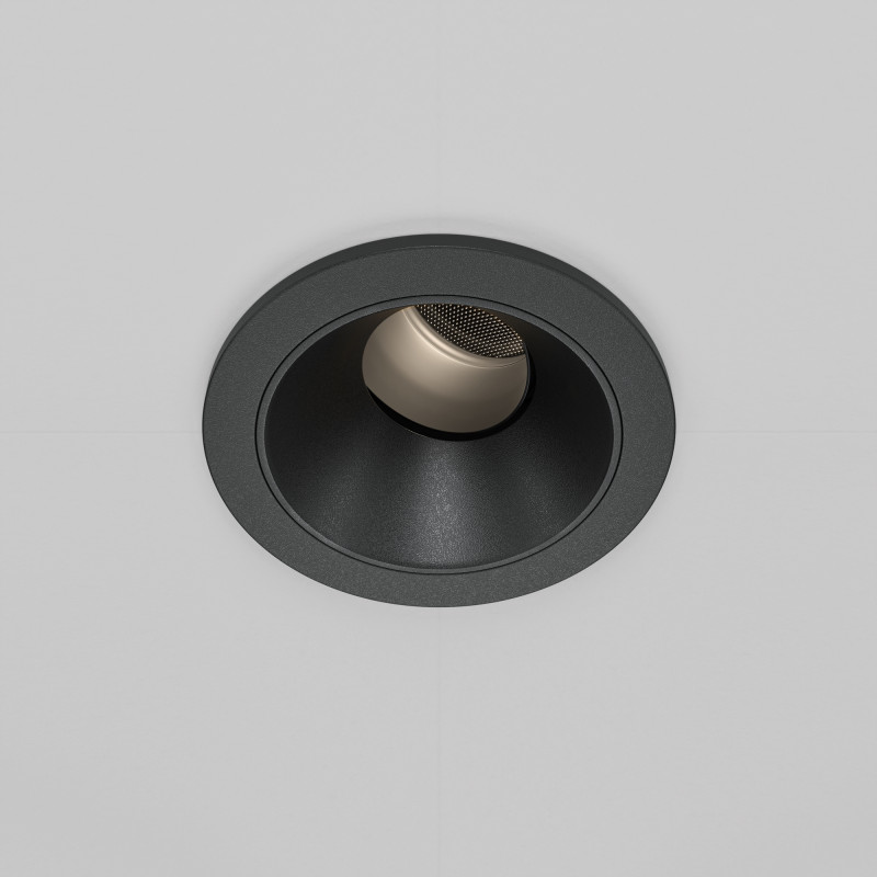 Встраиваемый светильник 6,2*7 см, LED*7W, 4000 К, Wise DL057-7W4K-B Maytoni Downlight, Черный
