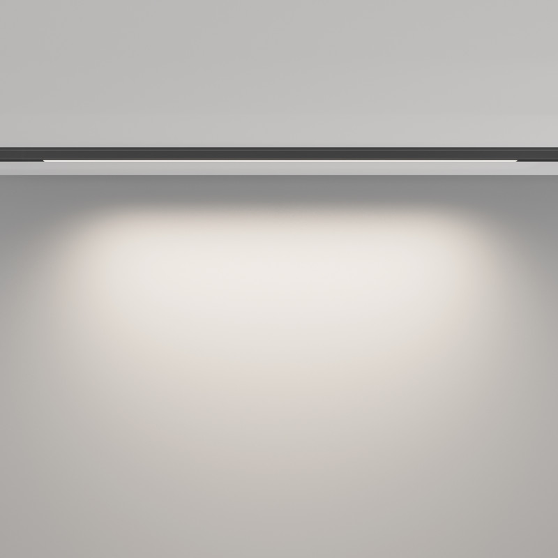 Трековый светильник 60*0,5*1,2 см, LED 10W 4000K Maytoni Technical Accessories for tracks Levity Basis TR190-1-10W4K-B черный
