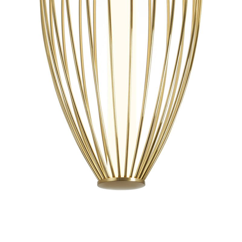 Светильник 18 см, 13W, 3000K, Freya Sabi FR6131PL-L24BS, латунь