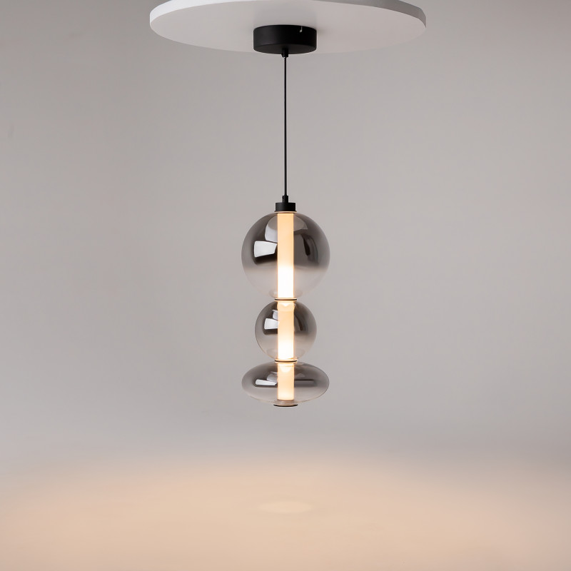 Подвесной светильник 20*20*371 см, LED, 24W, 3000К, Maytoni Futuro MOD307PL-L24B3K черный