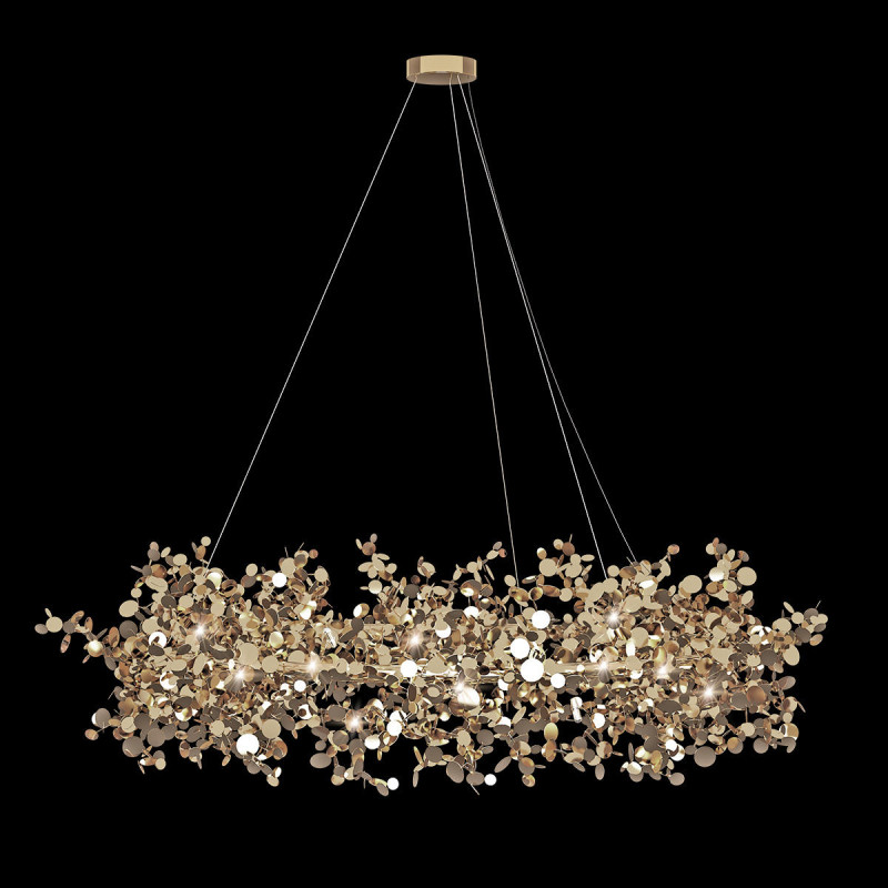 Люстра *80 см, 12*G9*40W, Loft It 10101/800 Gold Spark, Золото