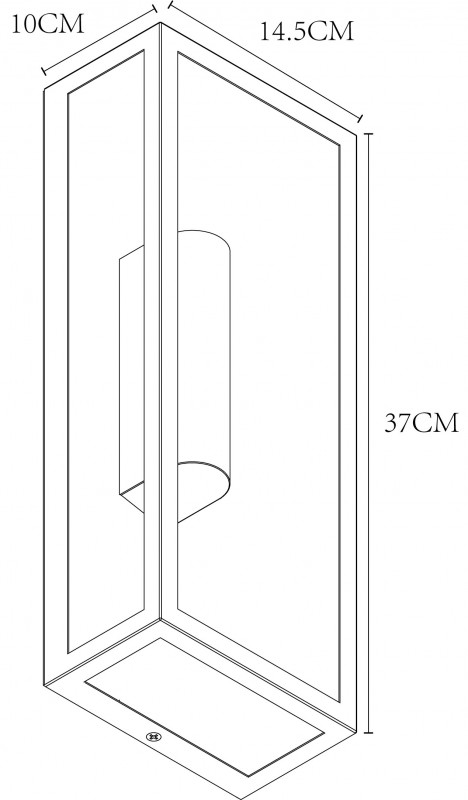 Уличный настенный светильник Arte Lamp Belfast A4569AL-2BK, черный