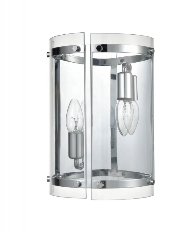 Бра 17*20*30 см, 2*E14 хром Vele Luce Tivoli VL5073W12