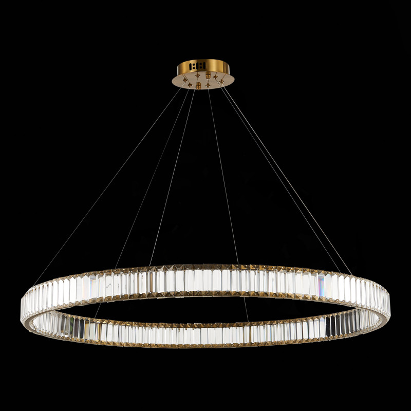 Люстра подвесная 102 см, 68W 4000K ST LUCE TIVOLI SL1622.313.01 Латунь