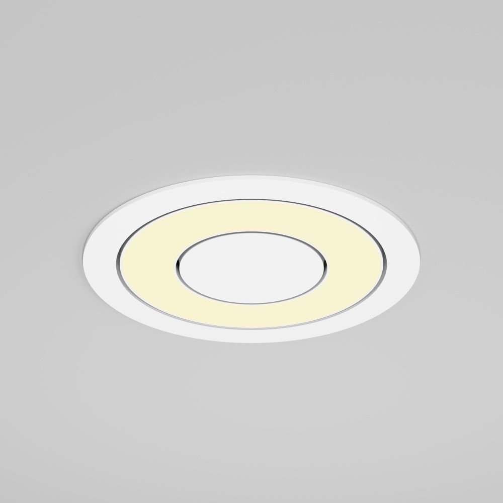 Встраиваемый светильник  DL102-12W2.7K-W **-3,6 см, *LED*12W, 2700K, Maytoni technical Vector DL102-12W2.7K-W, Белый