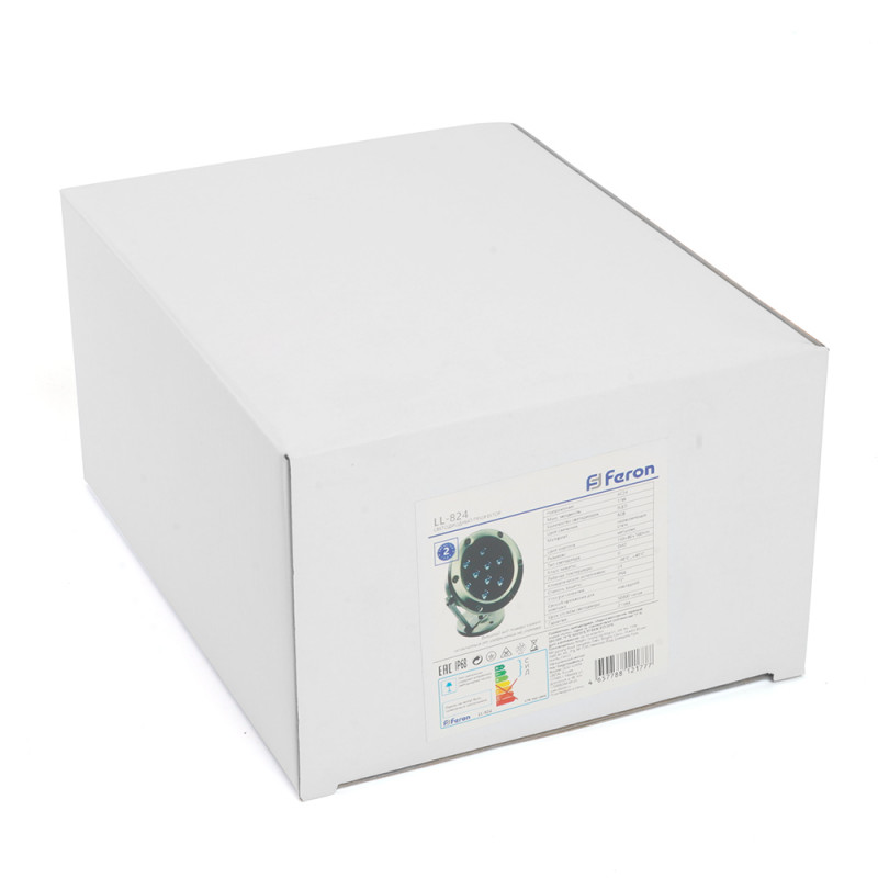 Светодиодный прожектор подводный ,140*80*160mm, IP68 9W 24V 2700К ,850Lm, LL-824 Feron 48457