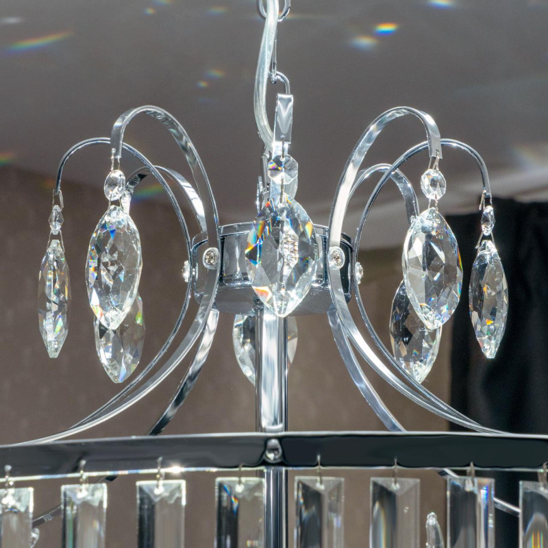 Люстра 59 см Citilux Инга CL335181 хром