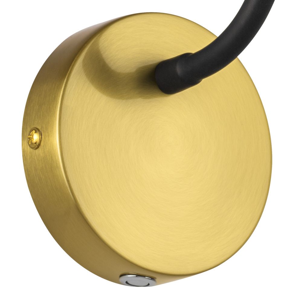 Бра *10*26 см, 3000K, Lightstar Muro III 808631, Латунь