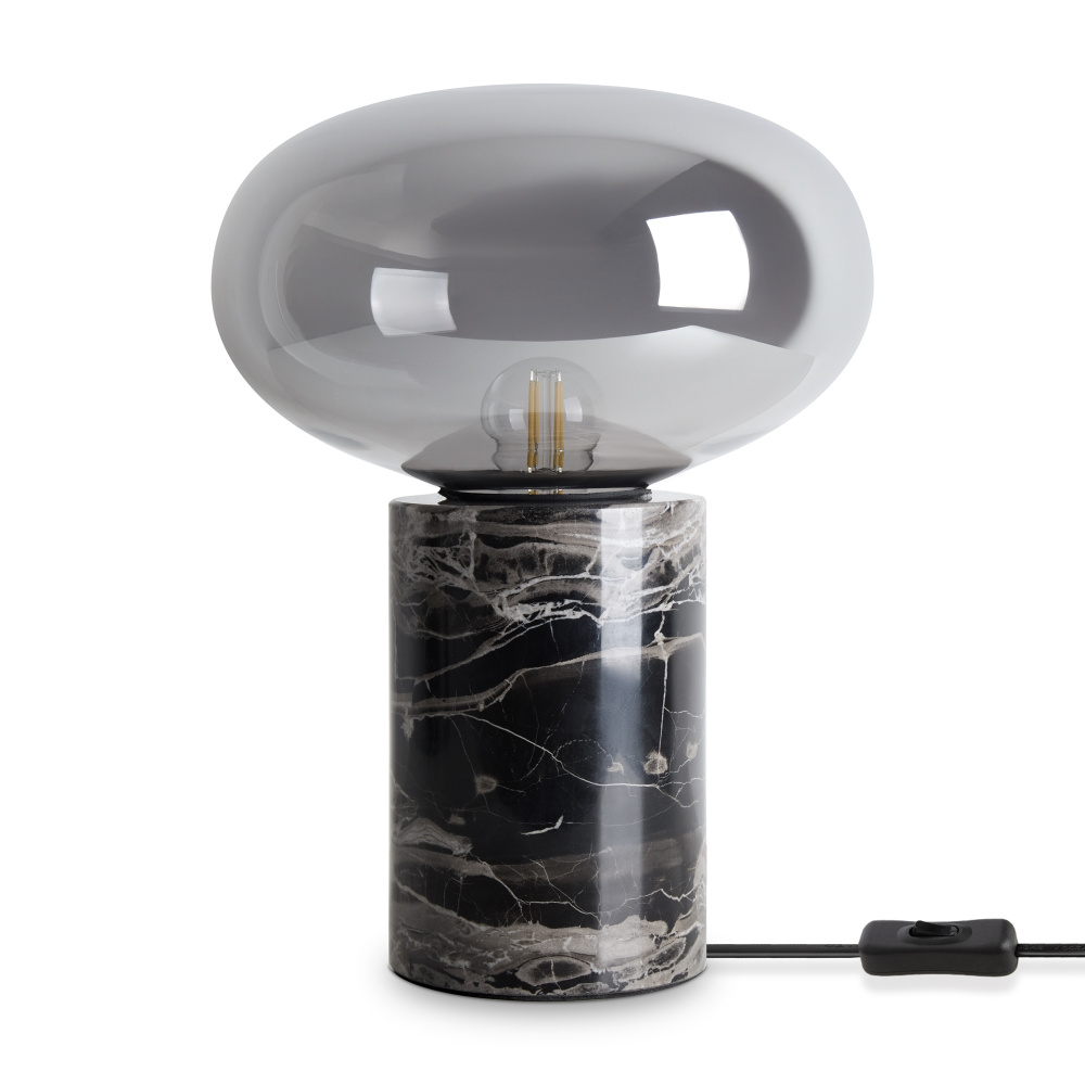 Настольная лампа 30 см, 1*E27*60W Freya Moonspot FR5550TL-01MR, Мрамор
