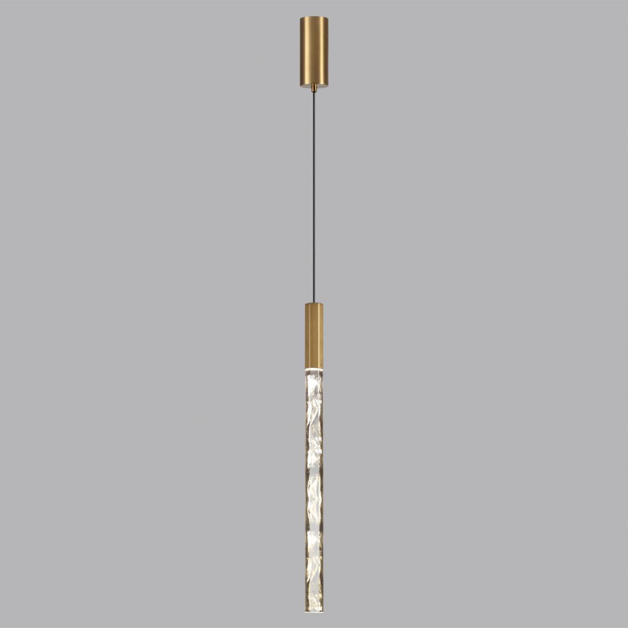 Подвесной светильник 3,2*190 см, 1 LED*4W, 3000 К, Odeon Light Aletta, античная бронза 6679/4L